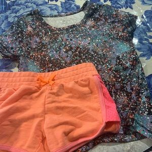 Athletic Set, top and shorts, Size 4-6